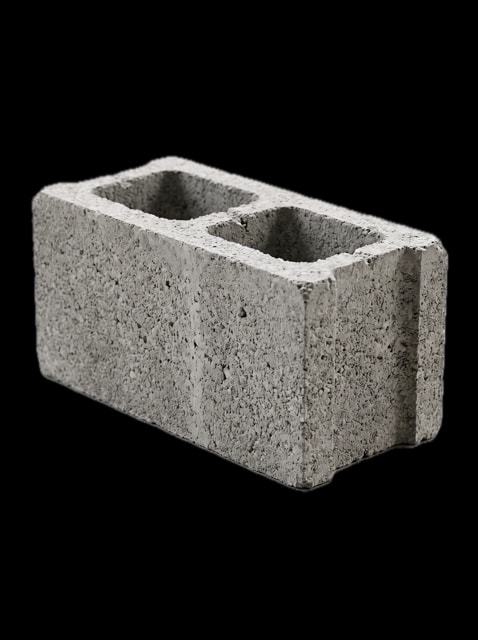 6" Heavy Duty Vibrated Solid Block - image 2